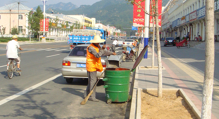 城乡道路垃圾捡拾、清扫